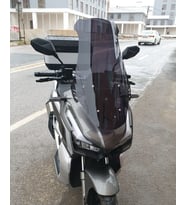 MOTOCAM Küba Rubano 150 Ön Cam 2023-2026 Model 75cm Siyah Renkli 4mm UZUN