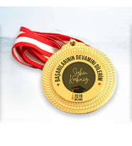 Kişiye Özel Başarılarının Devamını Dilerim Madalyon Madalyası