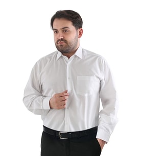 Klasik Elegant Beyaz Gömlek Uzun Kollu
