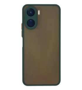 Newface Vivo Y16 Kılıf Montreal Silikon Kapak - Yeşil