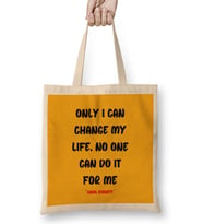 Motivational Quotes Sayings - Entrepreneurs İnspiration Success Work Typography Gifts Bez Çanta Uzun Saplı