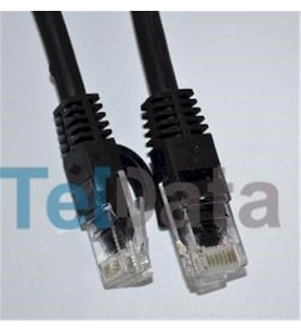 Teldata TLD-100S Cat6 1MT Siyah Utp Patch Kablo