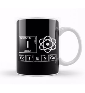 Element Of Loving Science Kupa Bardak Porselen