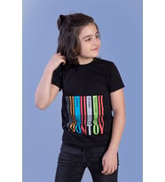Toontoy Erkek Çocuk Baskılı Tişört (Siyah)