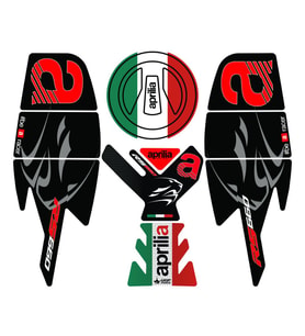 Grippatch Aprilia RS 660 (2025) Uyumlu 13 Parça Tank Pad Seti GC61-2