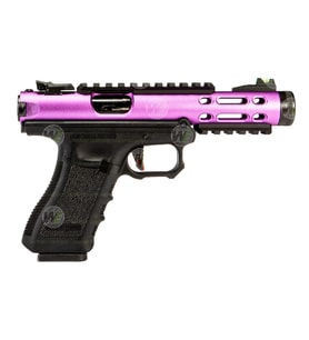 WE GALAXY PL Glock/Ruger HYBRID GBB Airsoft Tabanca PURPLE Mor