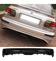 Honda Civic İes Custom Arka Ek Plastik Siyah Difüzör 1999 2000 2001 Arka-bodykit-ek-karlık