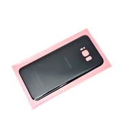 Tkgz Samsung Galaxy S8 PLUS Arka Pil Batarya Kapağı (CAM) SİYAH