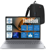 Lenovo Thinkbook 16 Gen 8 Ial Intel Core Ultra 7 255H 24GB Ddr5 1tb SSD Freedos Intel Arc 140T 16 Inç Wuxga (1920 x 1200) IPS 300NITS Taşınabilir Bilgisayar 21SK007UTXF10 + Zetta Çanta