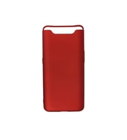 Samsung Galaxy A80 Premium Silikon Kılıf Bordo