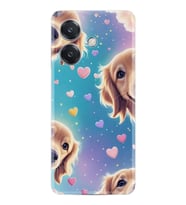 Oppo A3 Kılıf Boutique Baskılı Resimli Kalp ve Köpek Pcode -034