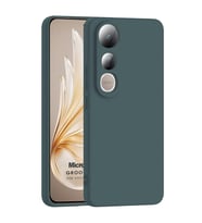 Microsonic Vivo V50 Lite 5G Kılıf Groovy Soft Koyu Yeşil (Koyu Yeşil)