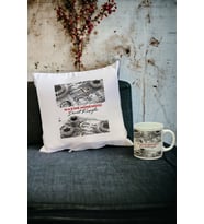 Makine Mühendisi Kupa Bardak ve Yastık Set 001 (Beyaz)