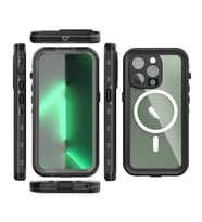 Apple iPhone 14 Pro Kılıf 1-1 Su Geçirmez Kılıf (Siyah)