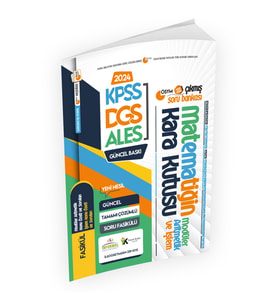 2024 KPSS-DGS-ALES Matematiğin Kara Kutusu Modüler Aritmetik & İşlem Tamamı D.Çözümlü