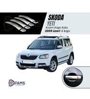 Skoda Yeti Krom Kapı Kolu 2009 Üzeri 4 Kapı  P. Çelik (Tek Delik)