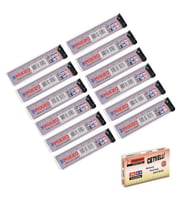 Min 0.9 Mm Cetvelli Kalem Ucu 75 Mm Mikro Uç 12 Adet (Siyah)