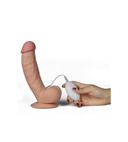 8.5 İnç The Ultra Soft Dude Vibrating Realistik Vibratör