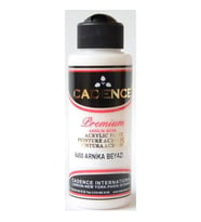 Cadence Premium Akrilik Boya 120 ml. 6450 Arnika Beyaz 