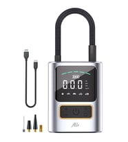 ALLY ST-5528 Dijital Basınç Göstergeli Oto Lastik Şişirme Pompası Hava Kompres - DEON3161-813 (Gri)