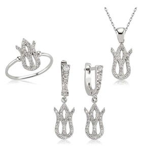 Gümüş Lale Bayan Set (Standart)