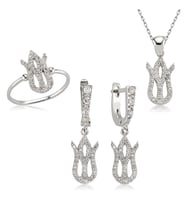 Gümüş Lale Bayan Set (Standart)