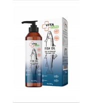 Fish Oil 200ml - Kedi ve Köpek - Omega 3 ve 6 İçeren, Deri, Tüy ve Kalp Sağlığına Destek Balık Yağı