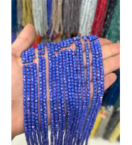 Hematit Taşı Küre Kesim Mat Mor 4mm Doğal Taş Dizi