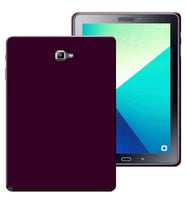 Samsung Galaxy Tab A S Pen SM P580 Uyumlu Rubber Yıkanabilir Silikon Kılıf (Mor)