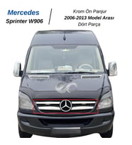 Mercedes Sprinter W906 Krom Ön Panjur 4 prç. 2006-2013 P.Çelik