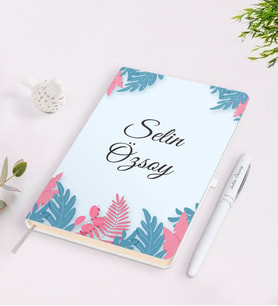 BK Gift Kişiye Özel İsimli Çerçeveli Defter Kalem Seti-14