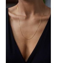 kadın ince yılan zincir kolye 60 cm