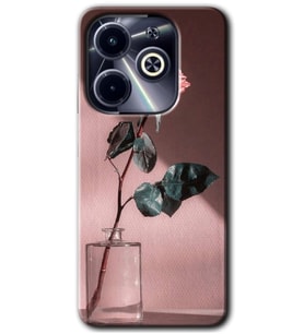 İnfinix Hot 40i Kılıf HD Desen Baskılı Kılıf - Retro Gül