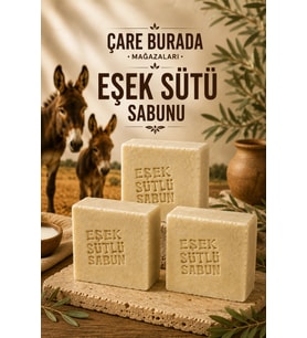 El Yapımı & Doğal Eşek Sütlü Sabun (3 ADET)