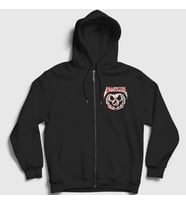Presmono Unisex Siyah Define Love Metal Killswitch Engage Fermuarlı Kapüşonlu Sweatshirt 537157tt
