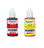 Perfection CHEF 2'li Sıvı Su Bazlı Likit Gıda Boyası Sarı Kırmızı 2 X 30 gr.