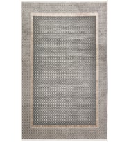 Bespoky Eberndorf Mavi Patchwork Pamuklu El Dokuması Alan Halısı
