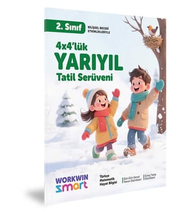 2. Sınıf 4x4’lük Yarıyıl Tatil Serüveni – Bilişsel Etkinlikler 2025 (Çok Renkli)