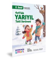 2. Sınıf 4x4’lük Yarıyıl Tatil Serüveni – Bilişsel Etkinlikler 2025 (Çok Renkli)