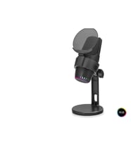 M9 Profesyonel Gaming Rgb Mikrofon 48 Khz / 16 Bit Type-C - Siyah