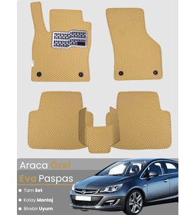 OPEL STRA H SEDAN (2010-2013) Uyumlu EVA Paspas Tam Set–Araca Özel,Kolay Montaj