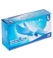 Has-Pet SK006544 Mavi Nitril Pudrasız Muayene Eldiveni L/Large Beden