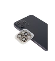 Apple iPhone 12 Pro Max Uyumlu Zore CL-08 Kamera Lens Koruyucu (Gümüş)