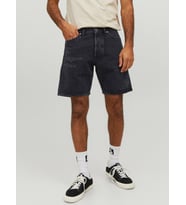 Jack & Jones Erkek Relaxed Fit Kot Denim Şort - 12231118 (Siyah)