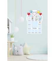 Erkek Bebek 12 Aylık Hatıra Panosu