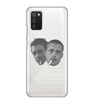 Samsung Galaxy A02S Uyumlu Fight Club Desenli Şeffaf Telefon Kılıfı