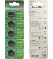 Lexroo 5 Adet 2450 CR2450 DL2450 DL2450 ECR2450 KCR2450 3V Lityum Düğme Piller, Düğme Pil