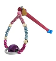 Tünekli Döner Toplu Kuş Oyuncağı 10 cm-16 cm Bordo