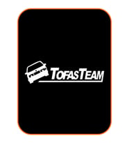Tofaş Oto Sticker Beyaz 40*10 Cm