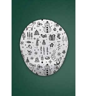 Yılbaşı Temalı Bilek Destekli Mouse Pad